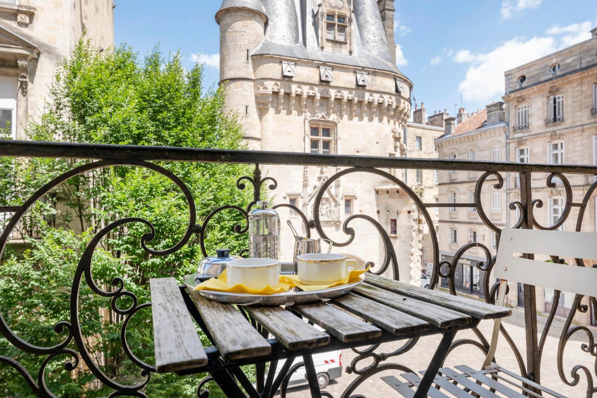 شقة Bordeaux Palais Centre Historique Balcon المظهر الخارجي الصورة